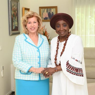 Aïcha Koné reçue par première dame Madame Dominique Ouattara