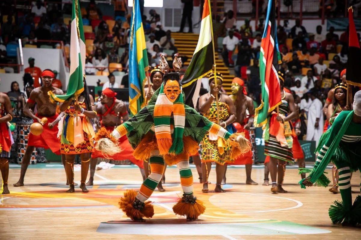 ceremonie d ouverture de  l afrobasket feminin 2025