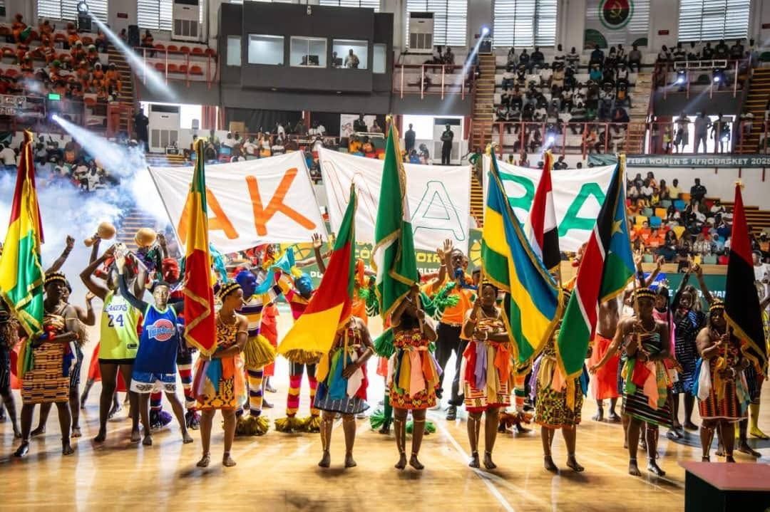 ceremonie d ouverture de  l afrobasket feminin