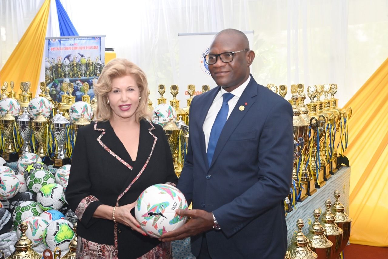 ceremonie de lancement de la coupe dominique ouattara