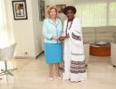aicha kone recue par premiere dame madame dominique ouattara
