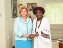 aicha kone recue par premiere dame madame dominique ouattara