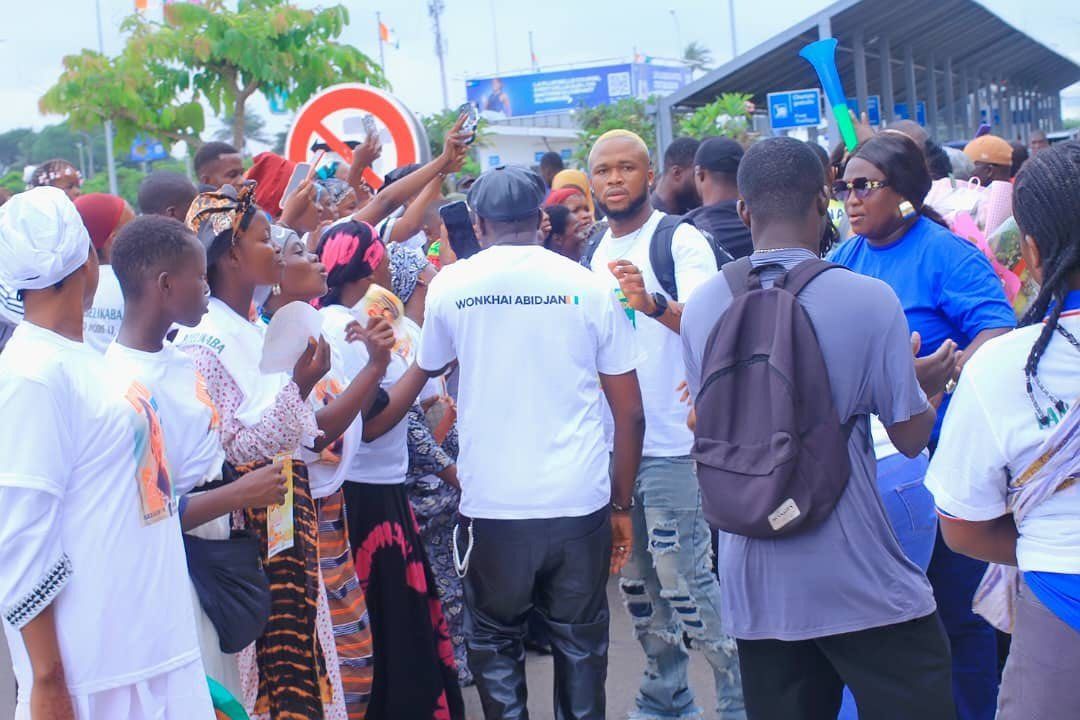 concert   l arrivee de djelykaba bintou a abidjan