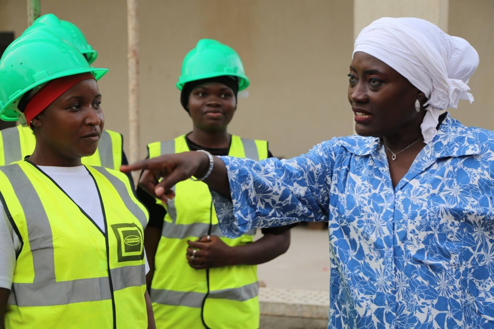 djeguele festival  visite du chantier du palais de la culture de boundiali  djeguele festival  visite du chantier du palais de la culture de boundiali